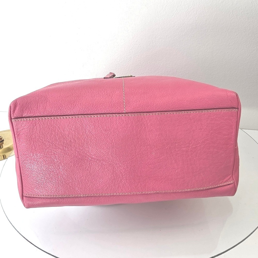 Dooney Bourke Pink Dillen Hobo Bag Pebble Leather Large - Picture 6 of 16
